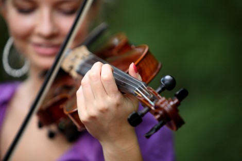 Violin student