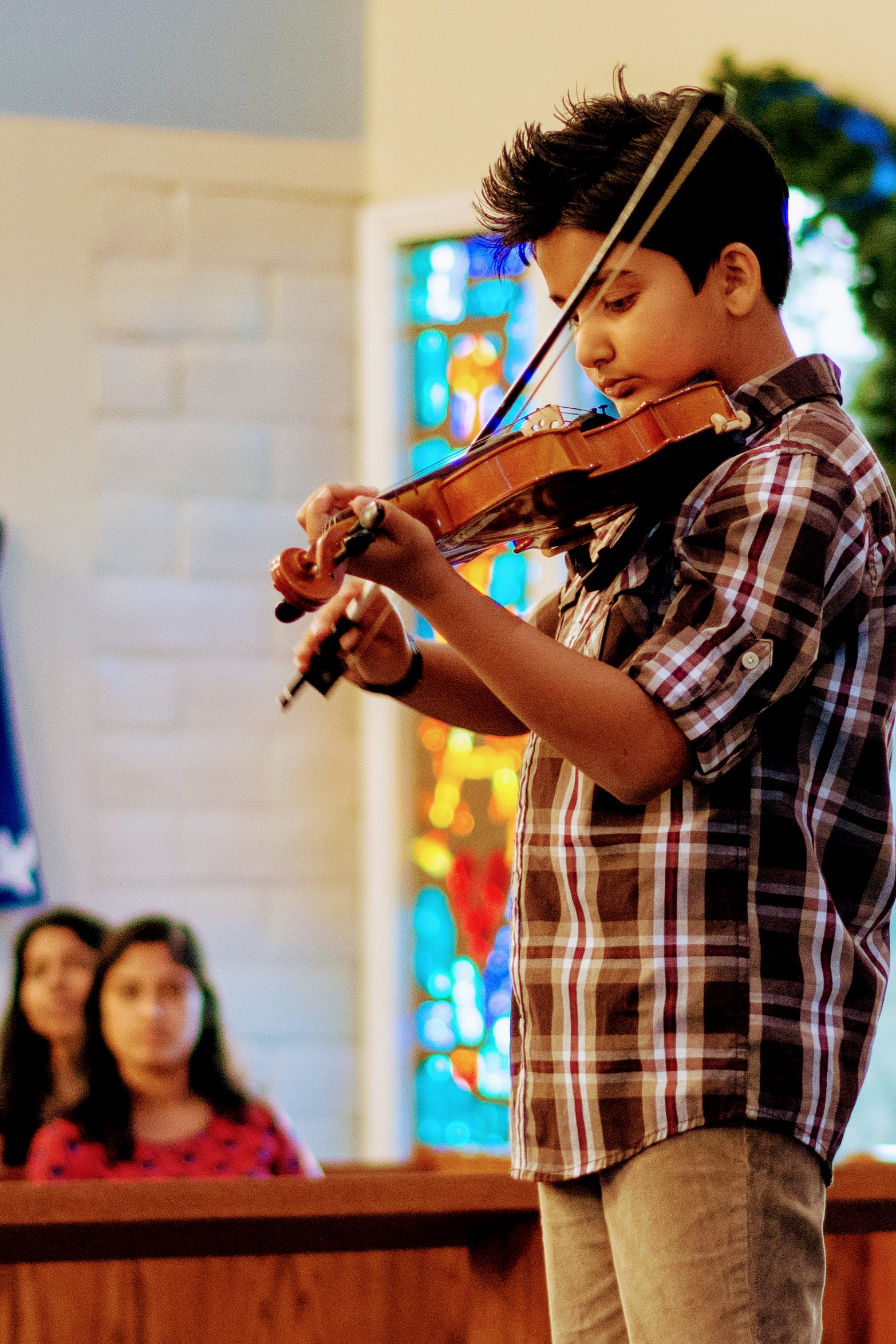 Violin Lesson Student